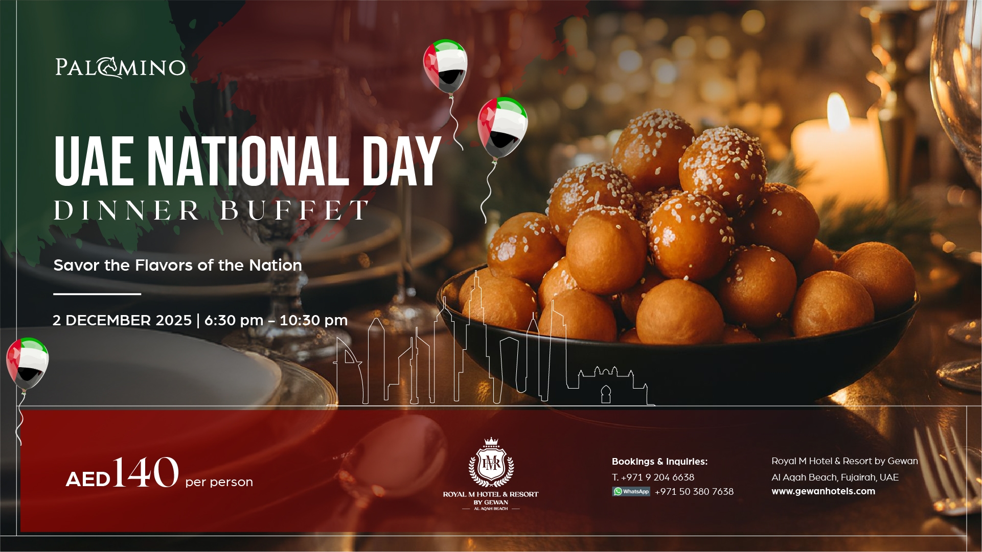UAE National Day Dinner Buffet